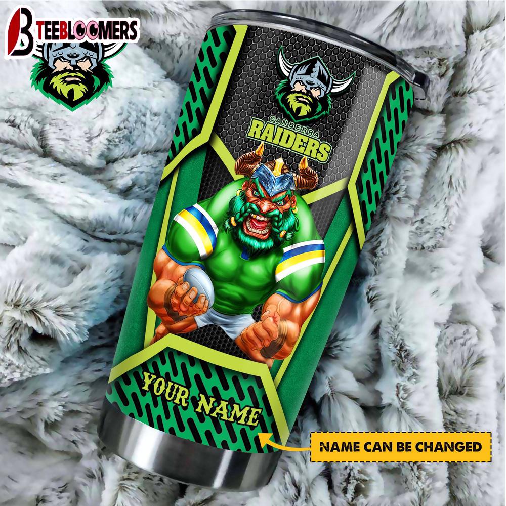 Custom Name Canberra Raiders New NRL Tumbler Gift For Fans