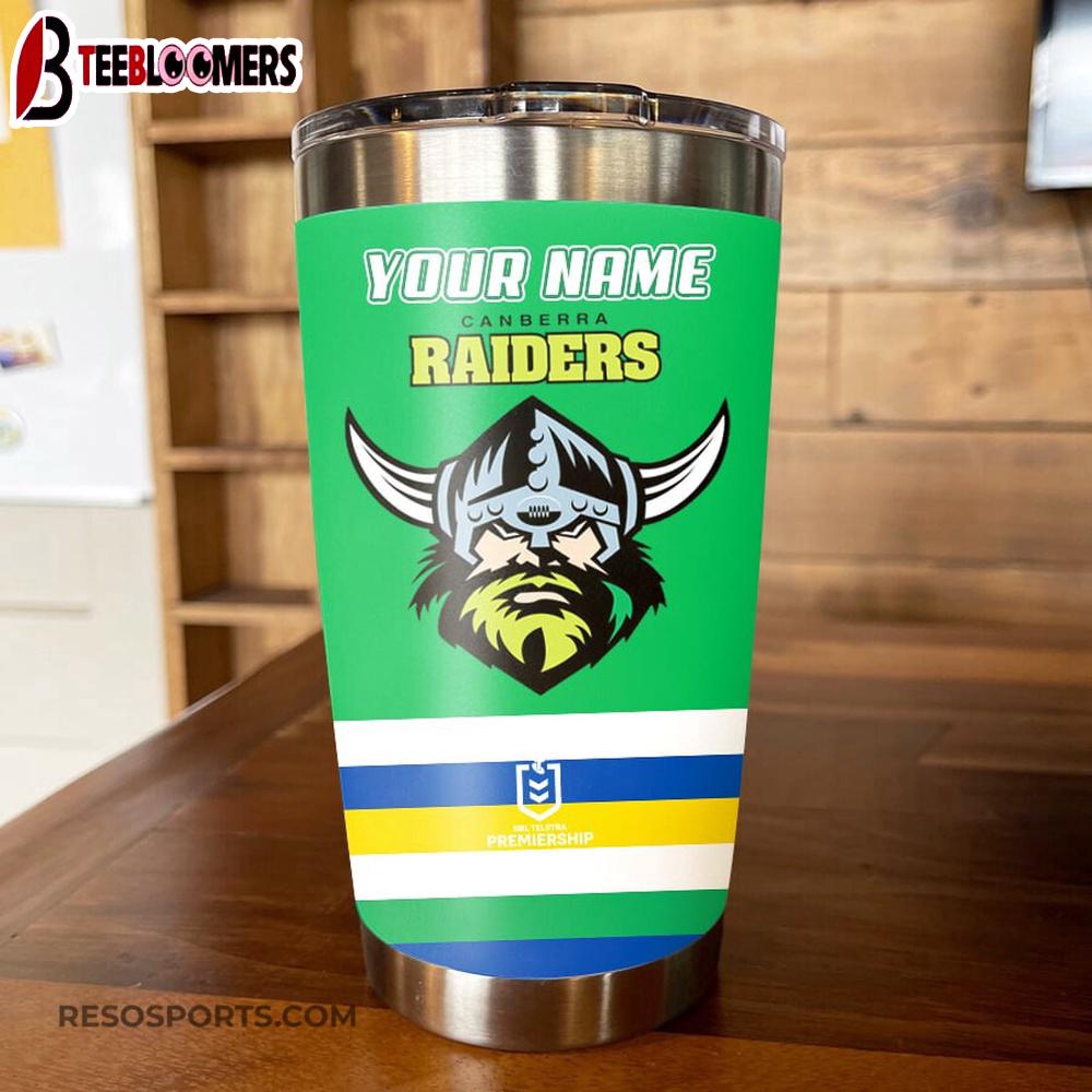 Custom Name Canberra Raiders NRL Tumbler Gift For Fans