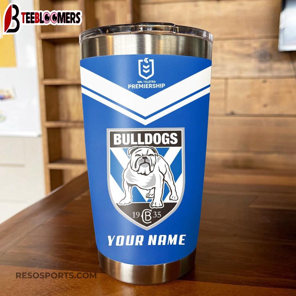 Custom Name Canterbury-Bankstown Bulldogs NRL Tumbler Gift For Fans