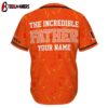 Custom Name Cincinnati Bengals The Increadible Father's Day Baseball Jersey