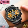 Custom Name Dallas Cowboys NFL 3D Men Black Stainless Steel Watch Gift For Fans