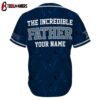 Custom Name Dallas Cowboys The Increadible Father's Day Baseball Jersey