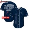 Custom Name Dallas Cowboys The Increadible Father's Day Baseball Jersey