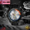 Custom Name Denver Broncos NFL Black Stainless Steel Watch Gifts For Fans