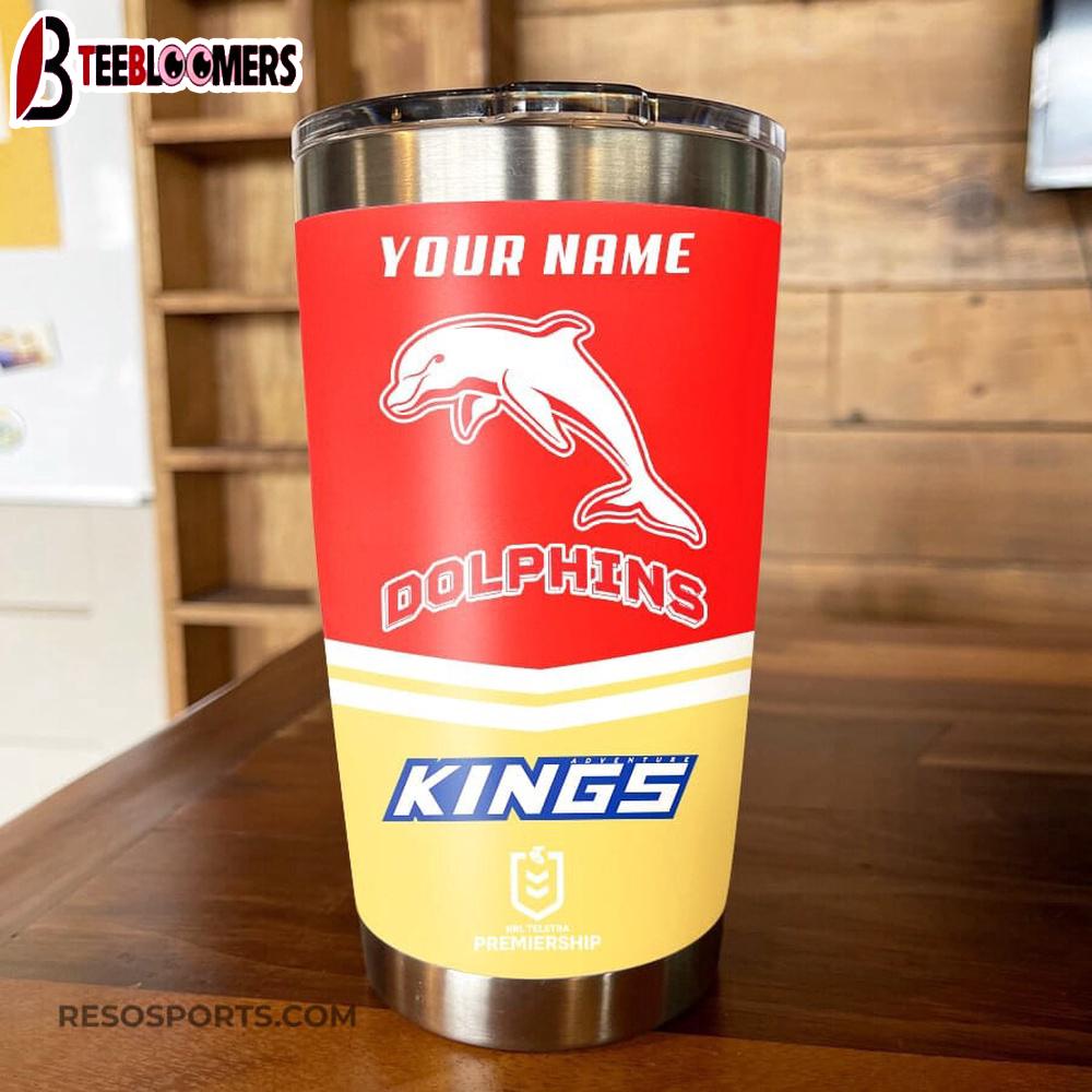 Custom Name Dolphins NRL Tumbler Gift For Fans