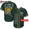 Custom Name Green Bay Packers I Have Two Titles Father's Day Baseball Jersey
