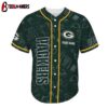 Custom Name Green Bay Packers I Have Two Titles Father's Day Baseball Jersey