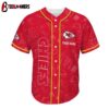 Custom Name Kansas City Chiefs I Have Two Titles Father's Day Baseball Jersey