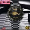Custom Name Kansas City Chiefs NFL Black Stainless Steel Watch For Fans