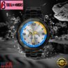 Custom Name Los Angeles Chargers NFL Black Stainless Steel Watch Gifts For Fans
