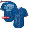 Custom Name Los Angeles Dodgers The Increadible Father's Day Baseball Jersey