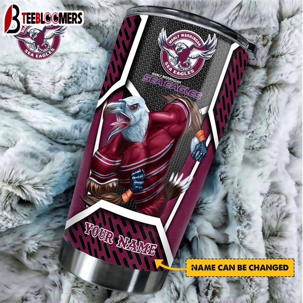 Custom Name Manly-Warringah Sea Eagles New NRL Tumbler Gift For Fans