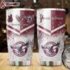 Custom Name Manly-Warringah Sea Eagles NRL Peace Love Sparke Tumbler Gift For Fans