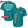 Custom Name Miami Dolphins The Increadible Father's Day Baseball Jersey