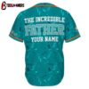 Custom Name Miami Dolphins The Increadible Father's Day Baseball Jersey
