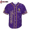 Custom Name Minnesota Vikings I Have Two Titles Father's Day Baseball Jersey