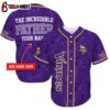 Custom Name Minnesota Vikings The Increadible Father's Day Baseball Jersey
