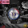 Custom Name New York Giants NFL Black Stainless Steel Watch Gifts For Fans