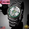 Custom Name New York Jets NFL Black Stainless Steel Watch Gifts For Fans