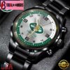 Custom Name New York Jets NFL Black Stainless Steel Watch Gifts For Fans
