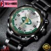 Custom Name New York Jets NFL Black Stainless Steel Watch Gifts For Fans