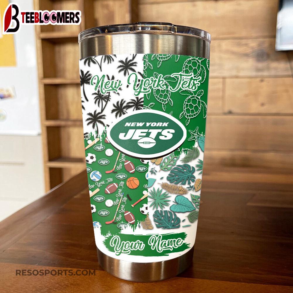 Custom Name New York Jets NFL Tumbler Gift For Fans