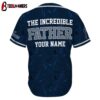 Custom Name New York Yankees The Increadible Father's Day Baseball Jersey