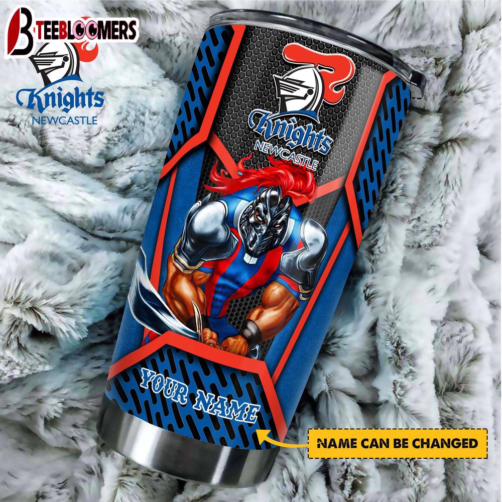 Custom Name Newcastle Knights New NRL Tumbler Gift For Fans