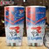 Custom Name Newcastle Knights NRL Peace Love Sparke Tumbler Gift For Fans