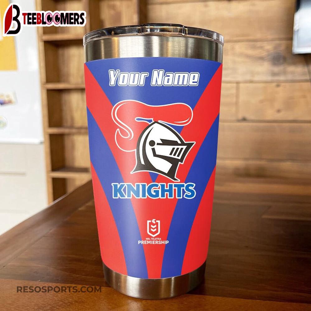 Custom Name Newcastle Knights NRL Tumbler Gift For Fans