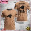 Custom Name NFL Carolina Panthers Team Football 3D T-Shirt