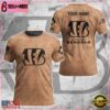 Custom Name NFL Cincinnati Bengals Team Football 3D T-Shirt
