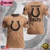 Custom Name NFL Indianapolis Colts Team Football 3D T-Shirt