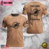Custom Name NFL Miami Dolphins Team Football 3D T-Shirt
