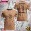 Custom Name NFL Minnesota Vikings Team Football 3D T-Shirt