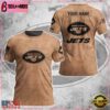 Custom Name NFL New York Jets Team Football 3D T-Shirt