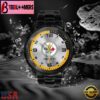 Custom Name NFL Pittsburgh Steelers Black Stainless Steel Watch Gift For Fans