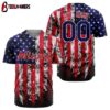 Custom Name Number MLB Miami Marlins Special Independence Day Baseball Jersey