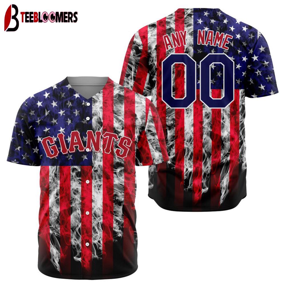 Custom Name Number MLB San Francisco Giants Special Independence Day Baseball Jersey