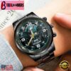 Custom Name Philadelphia Eagles NFL 3D Men Black Stainless Steel Watch Gift For Fans