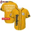 Custom Name Pittsburgh Steelers The Increadible Father's Day Baseball Jersey