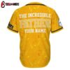 Custom Name Pittsburgh Steelers The Increadible Father's Day Baseball Jersey