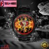 Custom Name San Francisco 49ers NFL 3D Men Black Stainless Steel Watch Gift For Fans