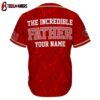 Custom Name San Francisco 49ers The Increadible Father's Day Baseball Jersey