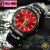 Custom Name Tampa Bay Buccaneers NFL Black Fashion Watch Gifts For Sport For Fan