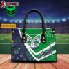 Custom Name Warriors NRL Woman Leather Handbag For Fans