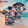 Custom Name Washington Commanders Tropical Fan Hawaiian Shirt