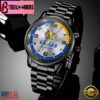 Custom Name West Coast Eagles AFL Special Black Stainless Steel Watch Gifts For Fans