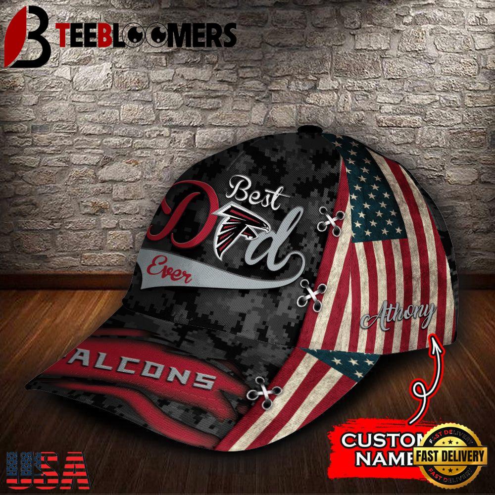 NFL Custom Name Atlanta Falcons Best Dad New Design Classic Cap For Mens NFL Custom Name Atlanta Falcons Best Dad New Design Classic Cap For Mens