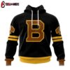 Custom Number NHL Boston Bruins Special Bold 3D Hoodie Shirt